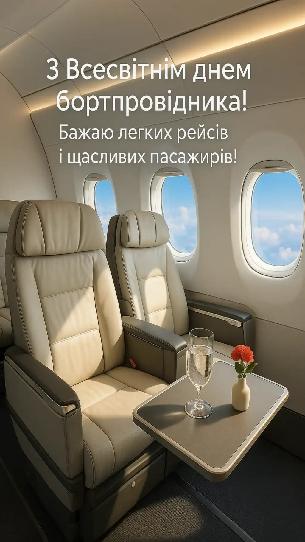 Привітання з Всесвітнім днем бортпровідника
