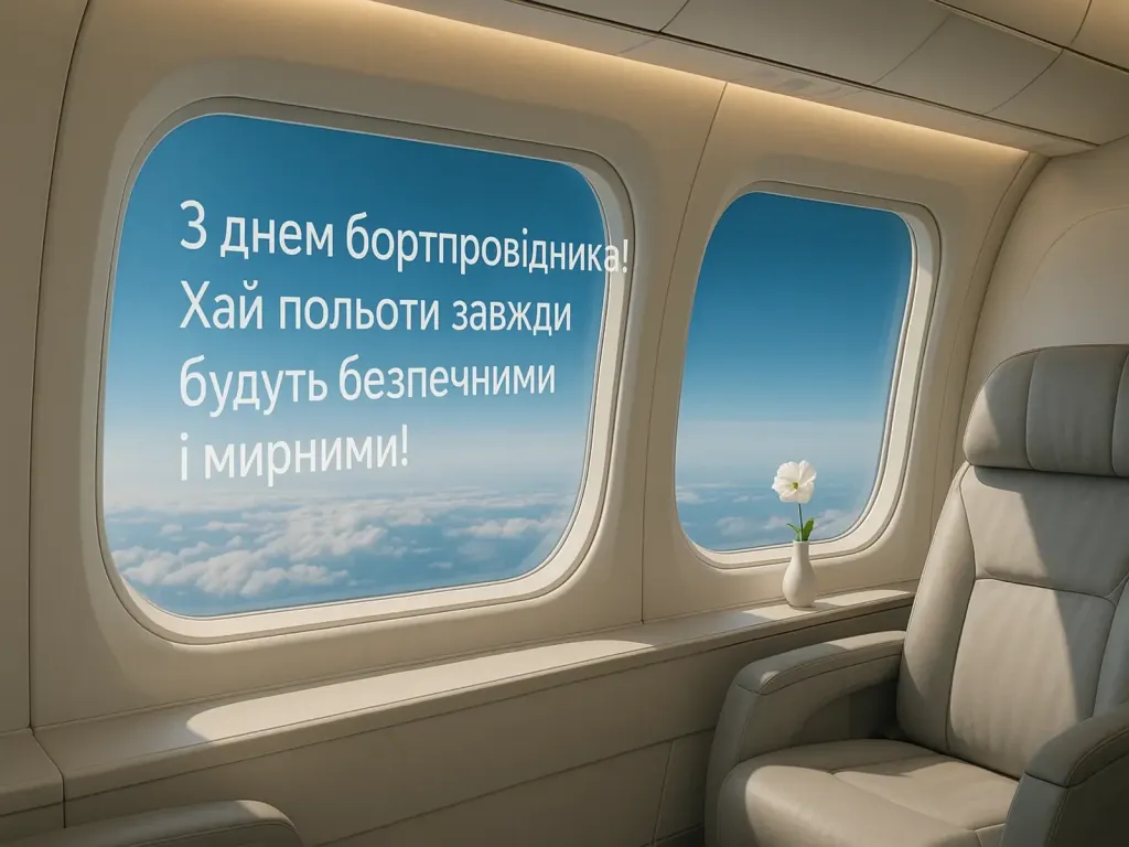 Привітання з Всесвітнім днем бортпровідника