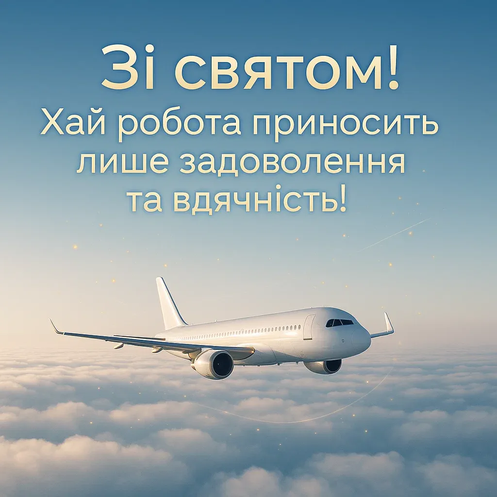 Привітання з Всесвітнім днем бортпровідника