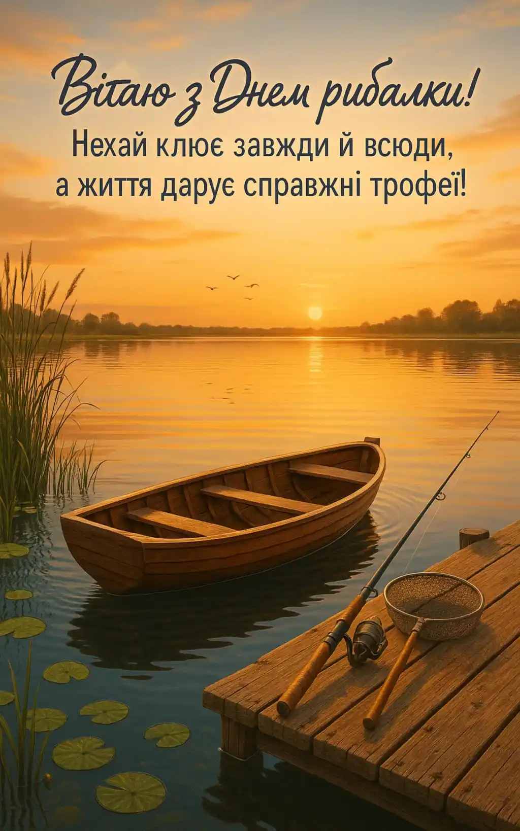 Привітання з днем рибалки