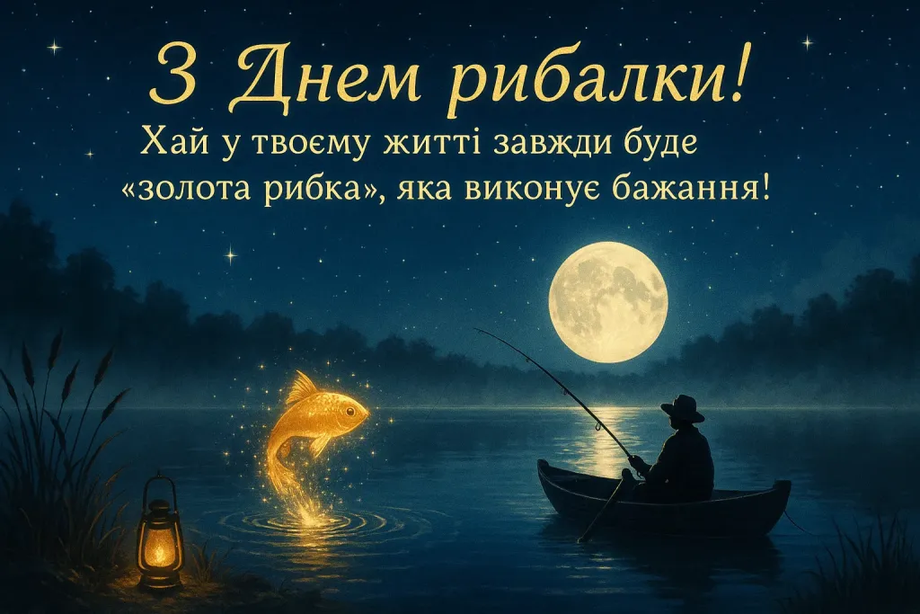 Привітання з днем рибалки
