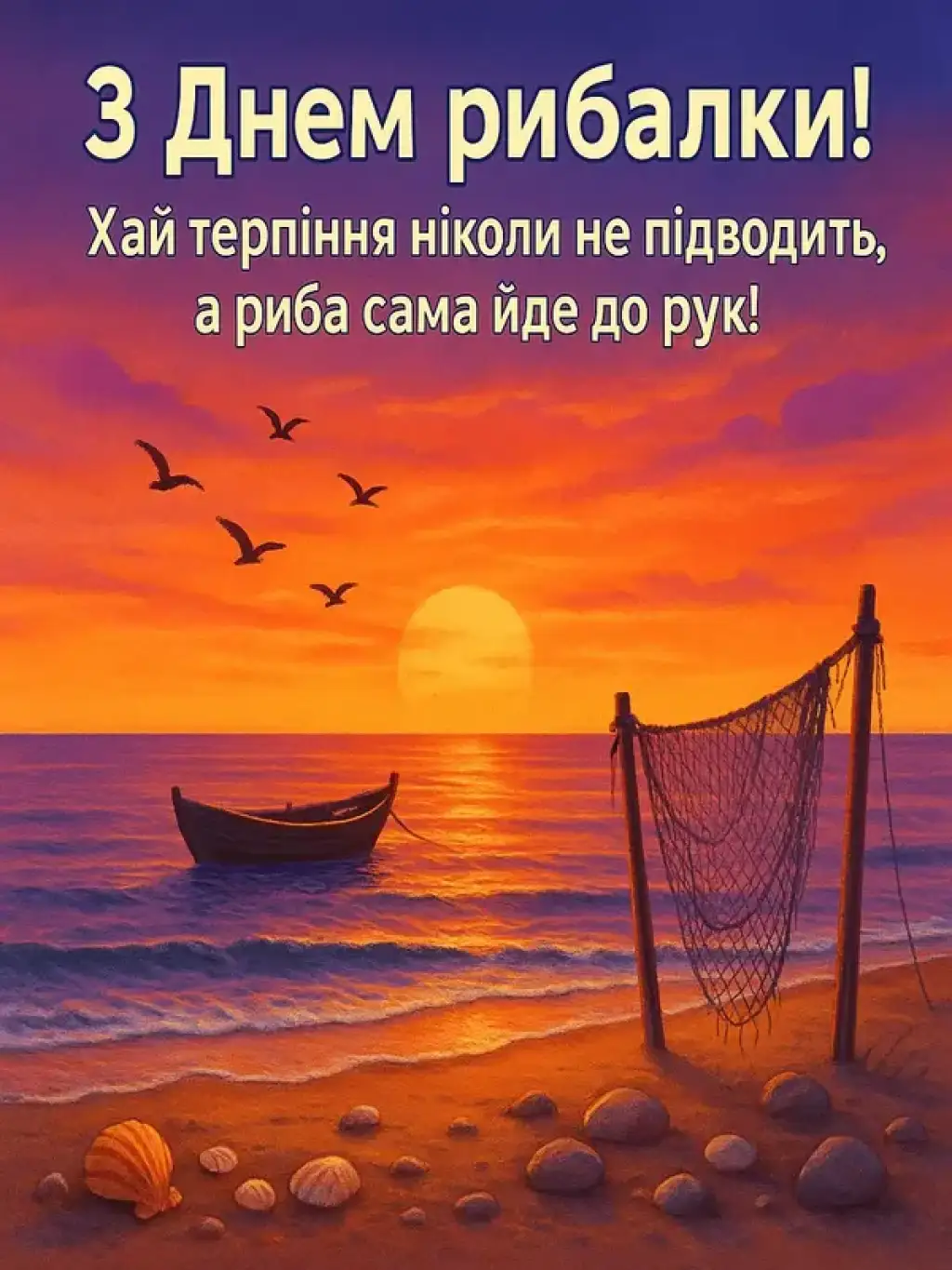 Привітання з днем рибалки
