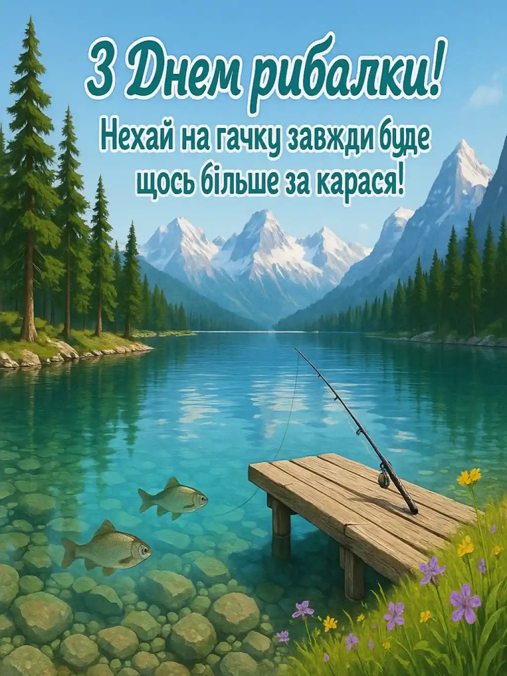 Привітання з днем рибалки