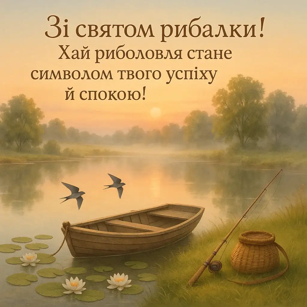 Привітання з днем рибалки