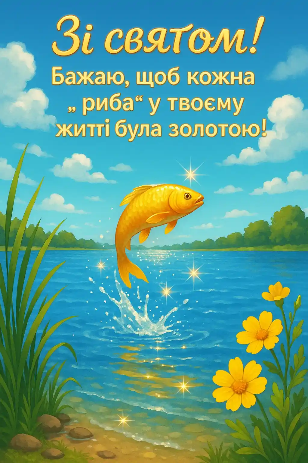 Привітання з днем рибалки