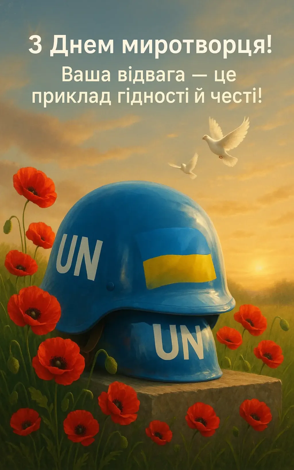 Привітання з днем українських миротворців
