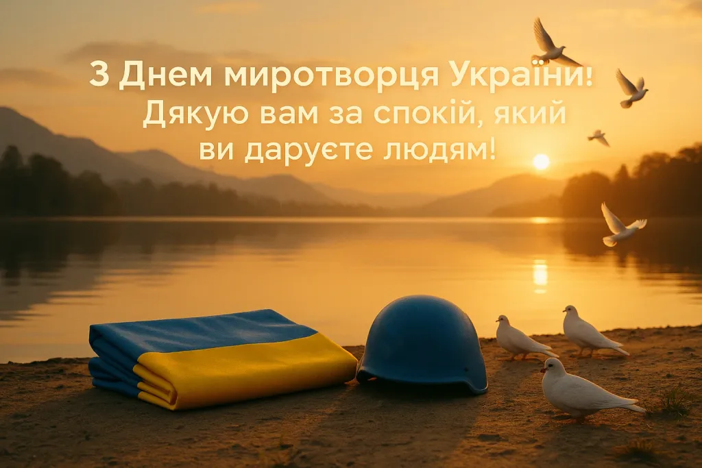Привітання з днем українських миротворців