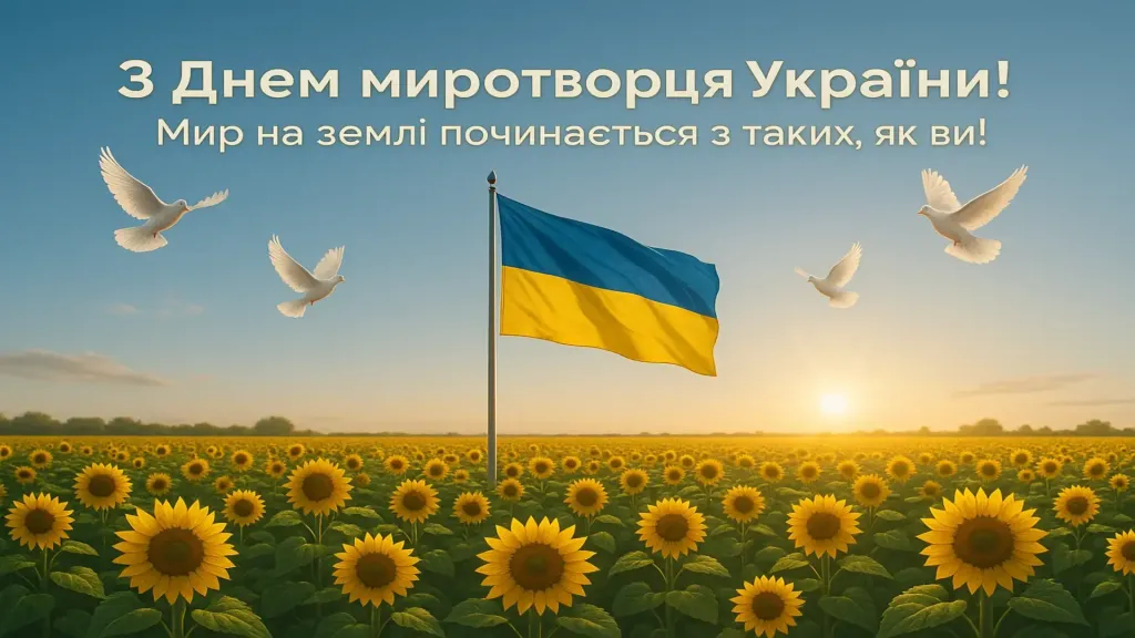 Привітання з днем українських миротворців