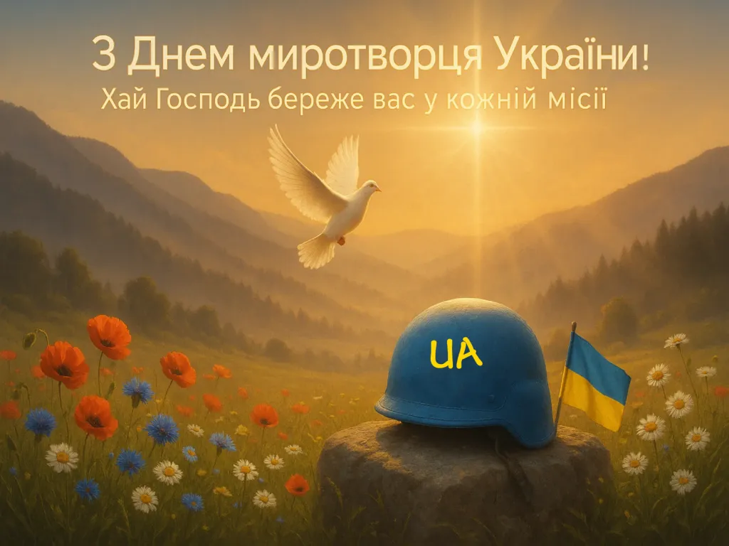 Привітання з днем українських миротворців