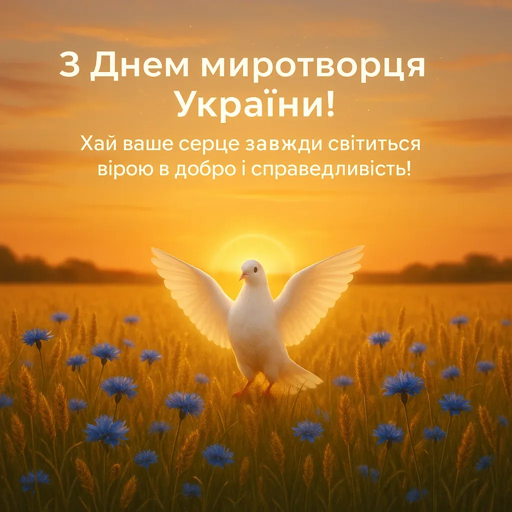 Привітання з днем українських миротворців