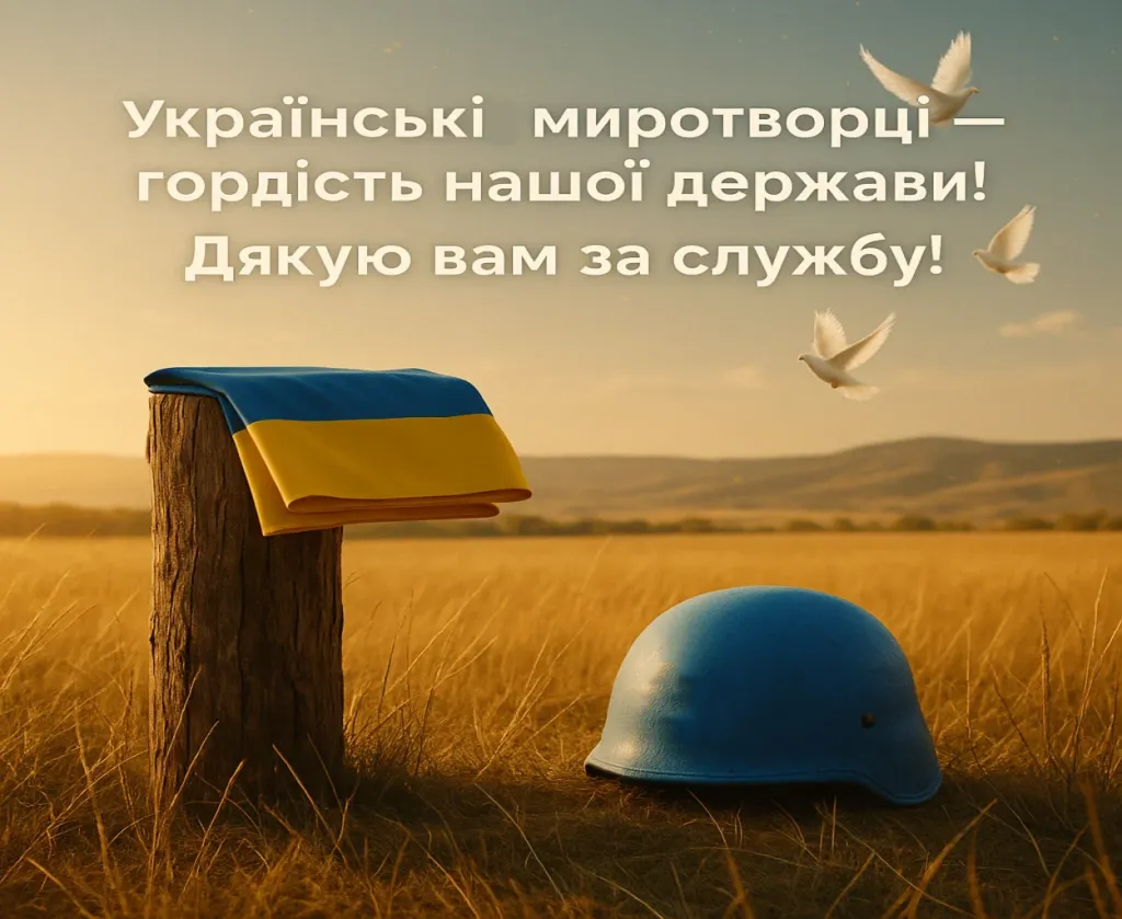 Привітання з днем українських миротворців
