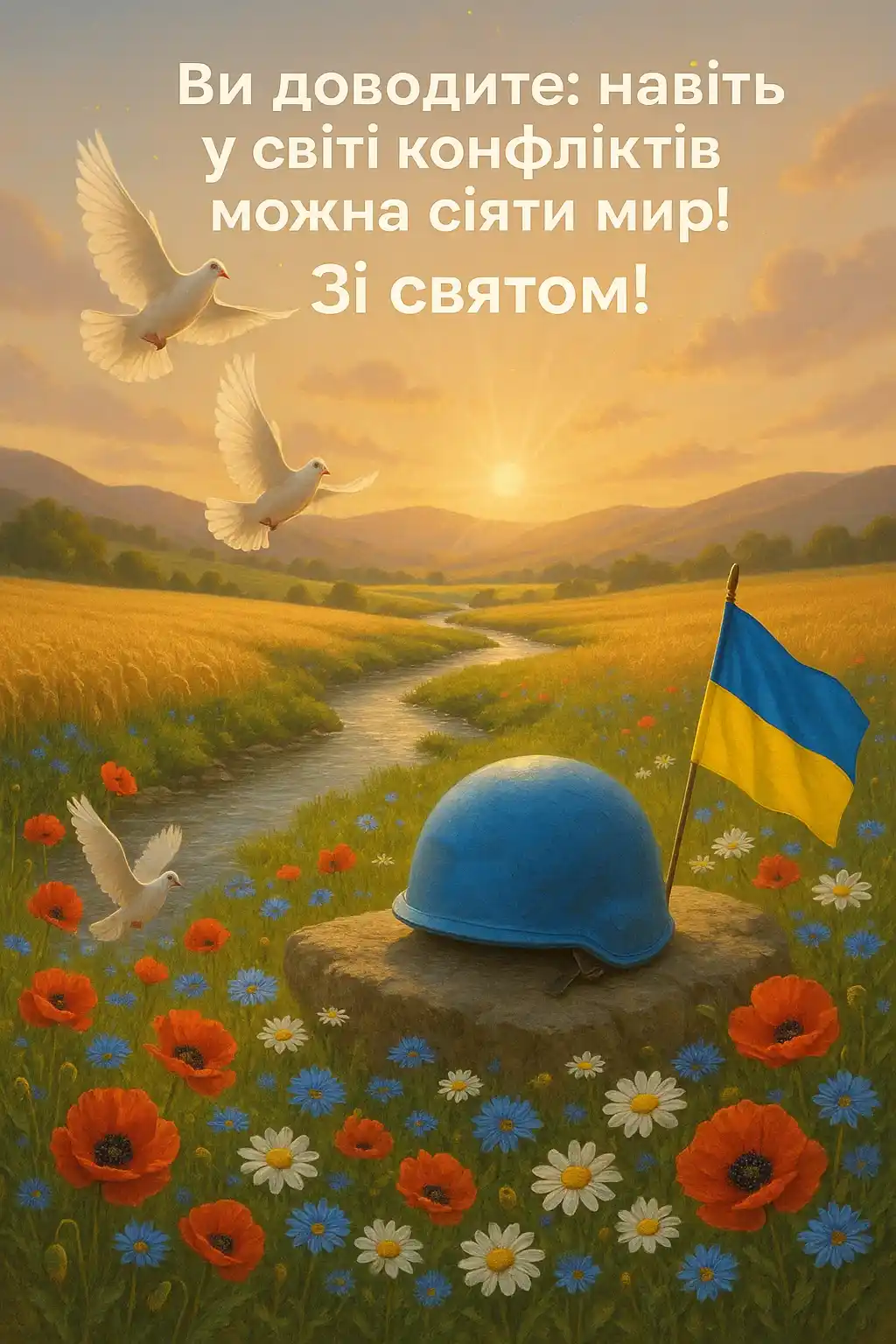 Привітання з днем українських миротворців
