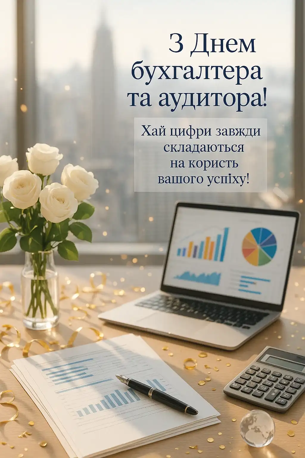 Привітання з днем бухгалтера та аудитора