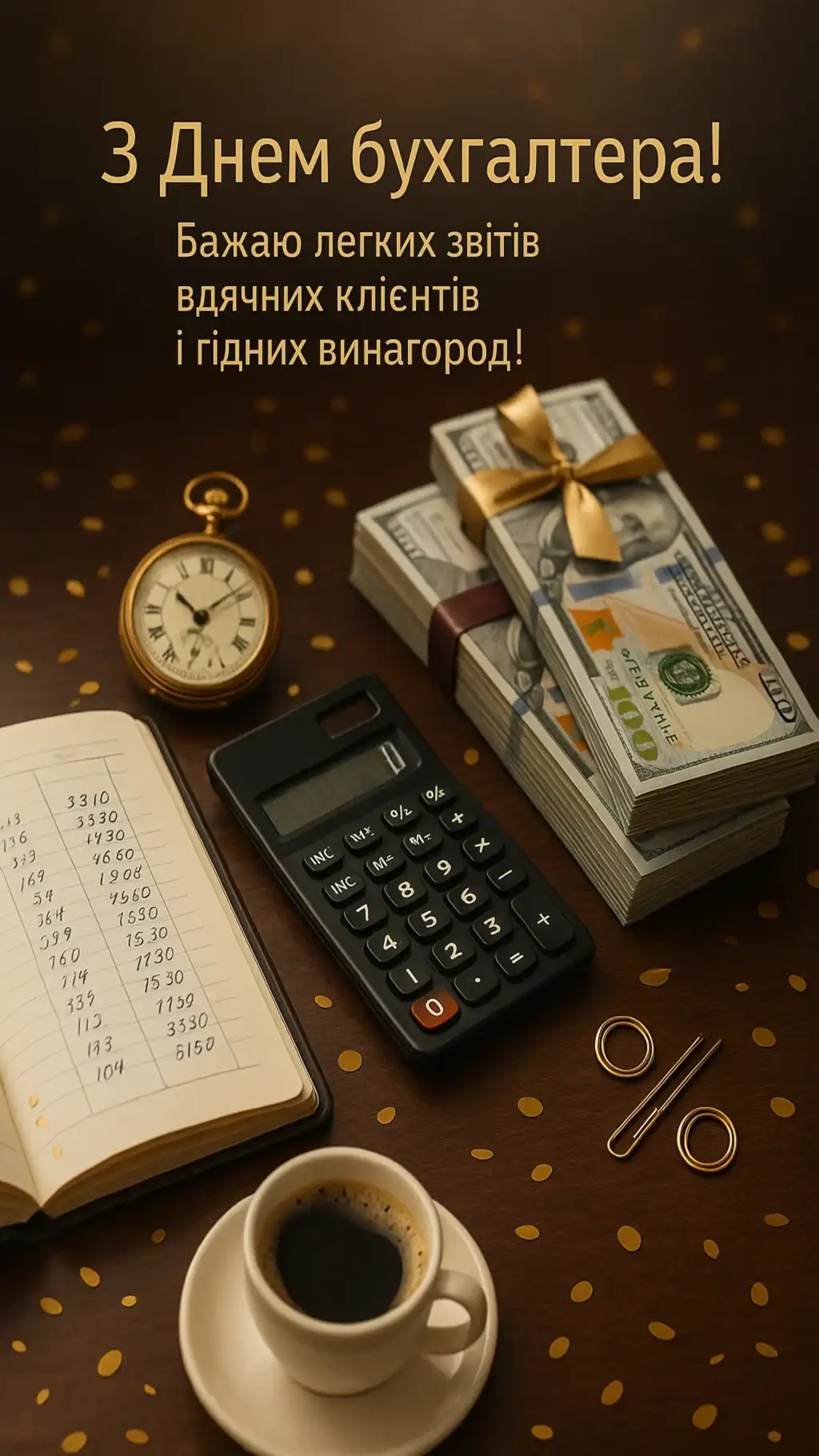 Привітання з днем бухгалтера та аудитора