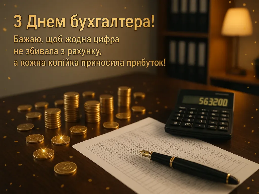 Привітання з днем бухгалтера та аудитора