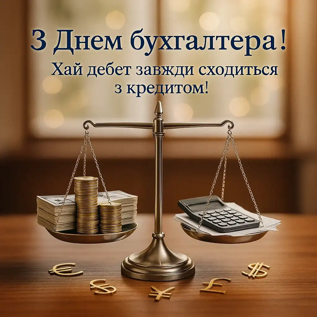 Привітання з днем бухгалтера та аудитора