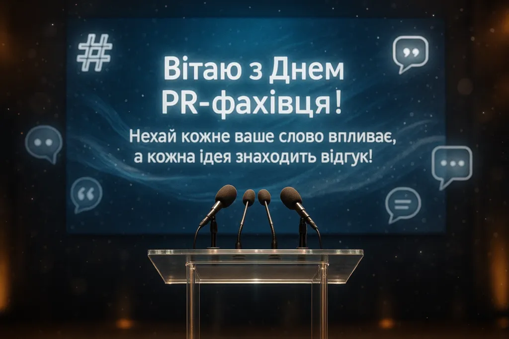 Привітання з Всесвітнім днем PR-фахівця