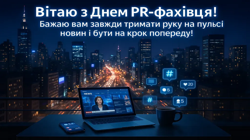 Привітання з Всесвітнім днем PR-фахівця