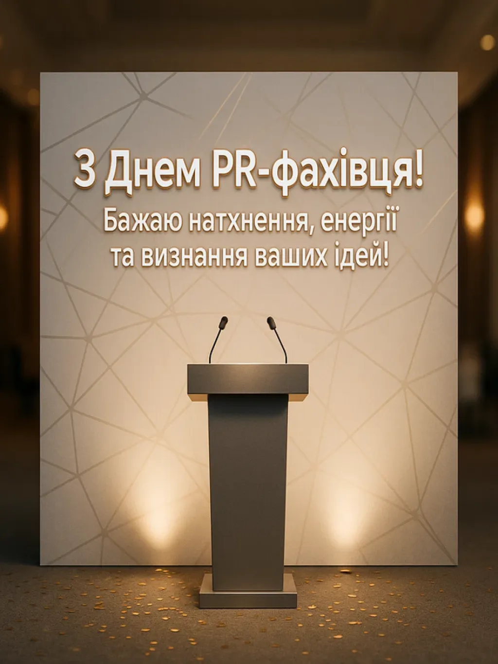 Привітання з Всесвітнім днем PR-фахівця