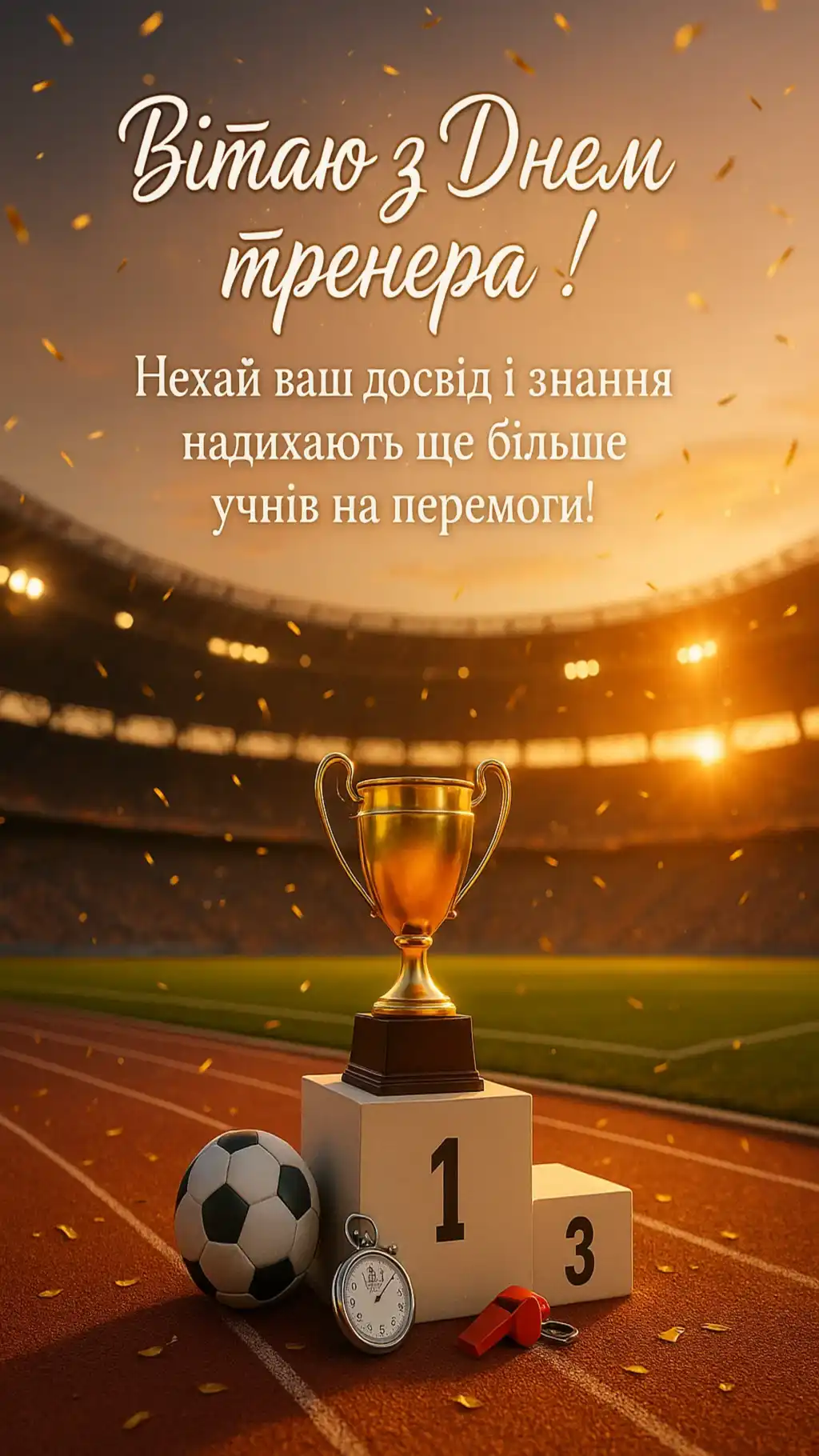 Привітання з днем тренера