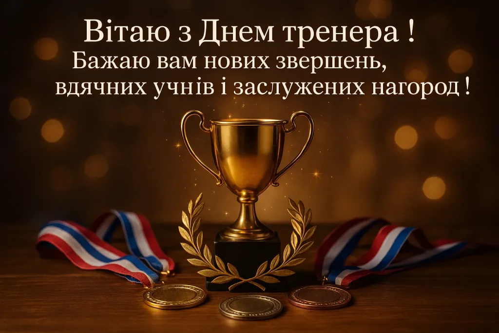 Привітання з днем тренера