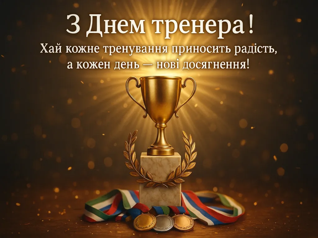Привітання з днем тренера