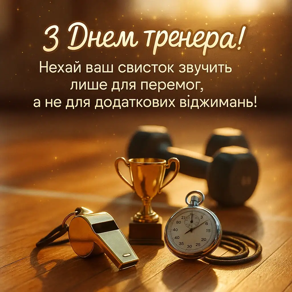Привітання з днем тренера