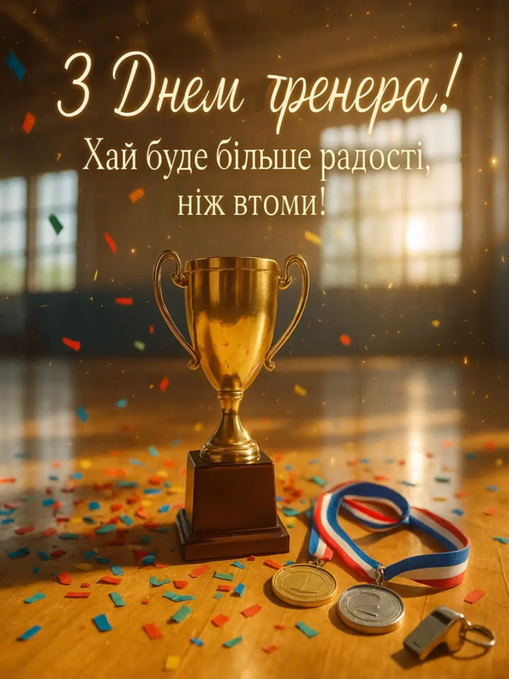 Привітання з днем тренера