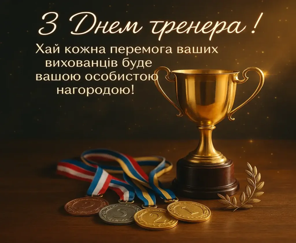 Привітання з днем тренера