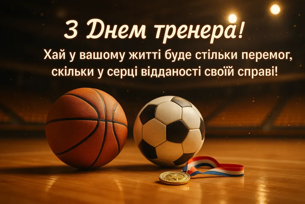 Привітання з днем тренера