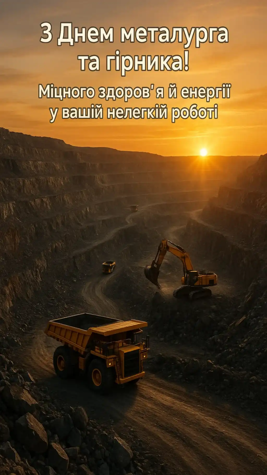 Привітання з днем працівників металургійної та гірничодобувної промисловості