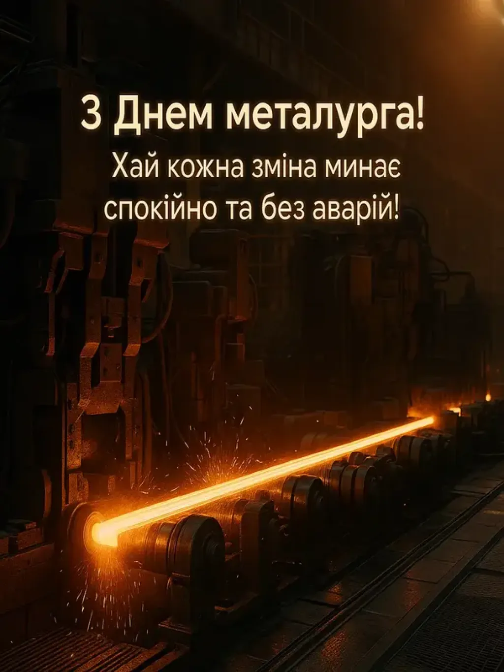 Привітання з днем працівників металургійної та гірничодобувної промисловості