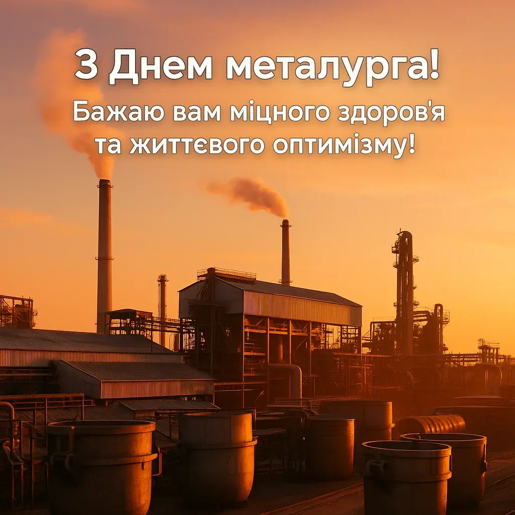 Привітання з днем працівників металургійної та гірничодобувної промисловості