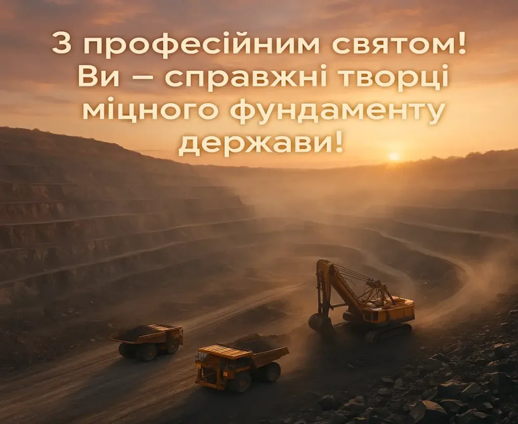 Привітання з днем працівників металургійної та гірничодобувної промисловості