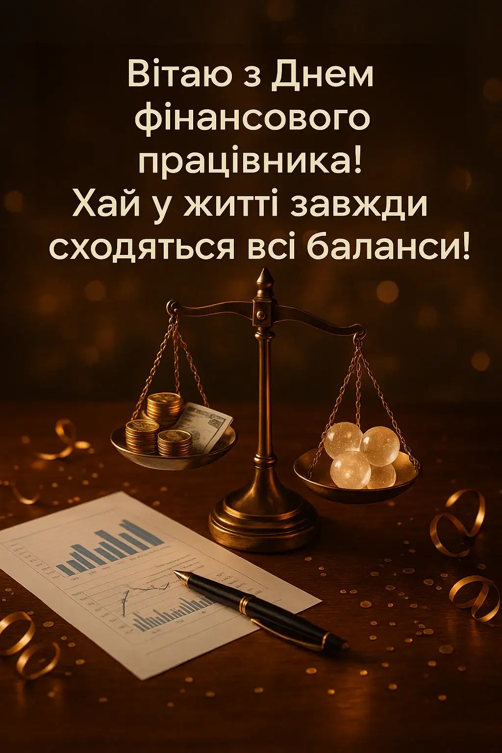 Привітання з днем фінансового працівника