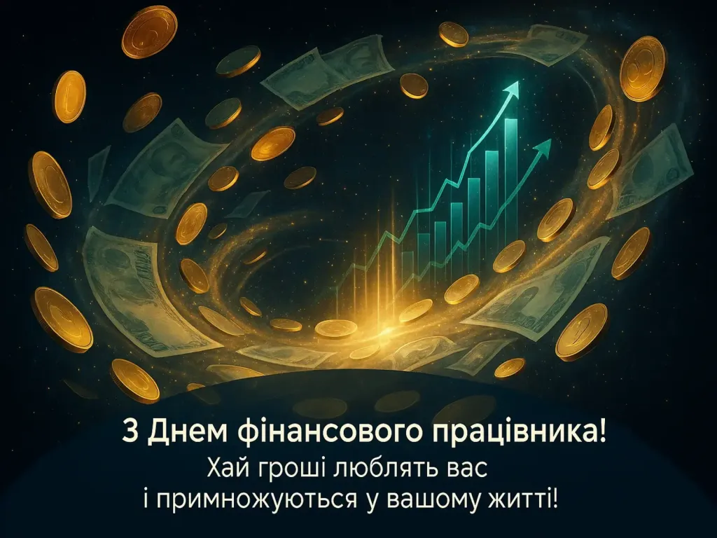Привітання з днем фінансового працівника