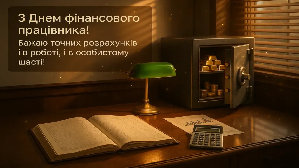 Привітання з днем фінансового працівника