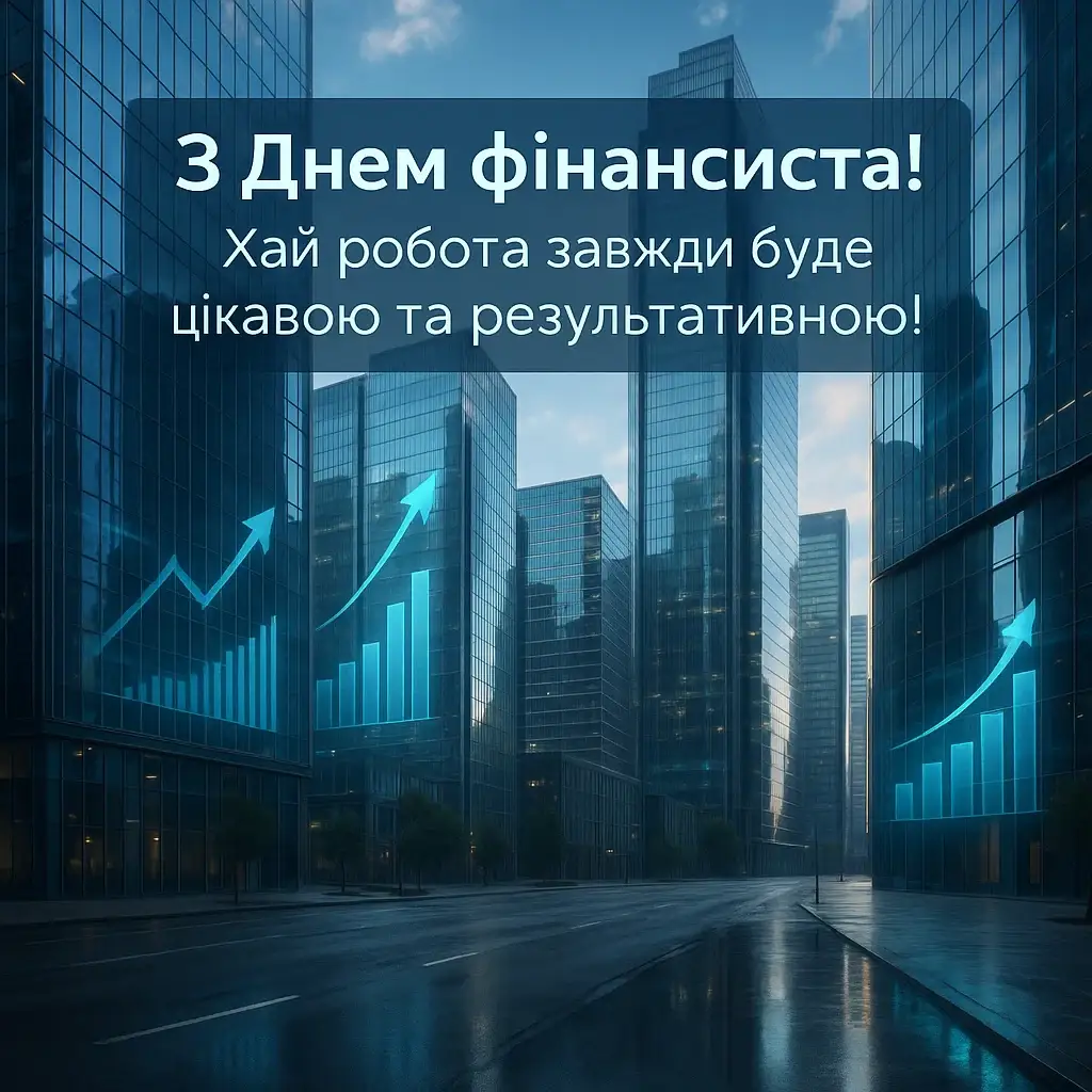 Привітання з днем фінансового працівника