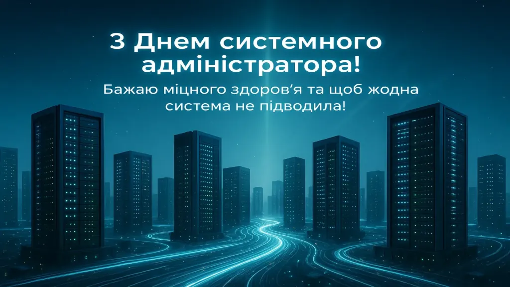 Привітання з днем системного адміністратора