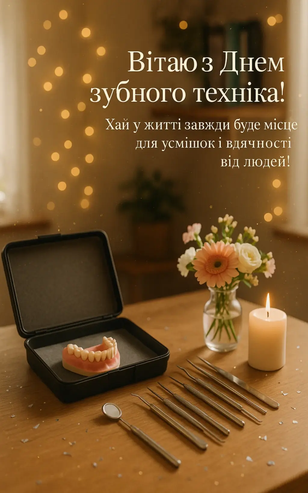 Привітання з днем зубного техніка