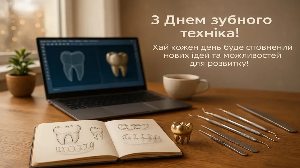 Привітання з днем зубного техніка