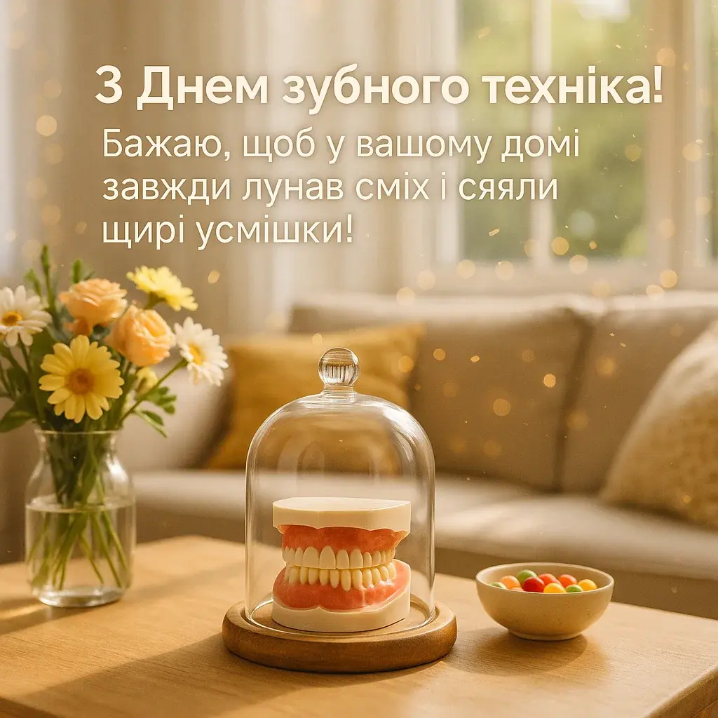 Привітання з днем зубного техніка