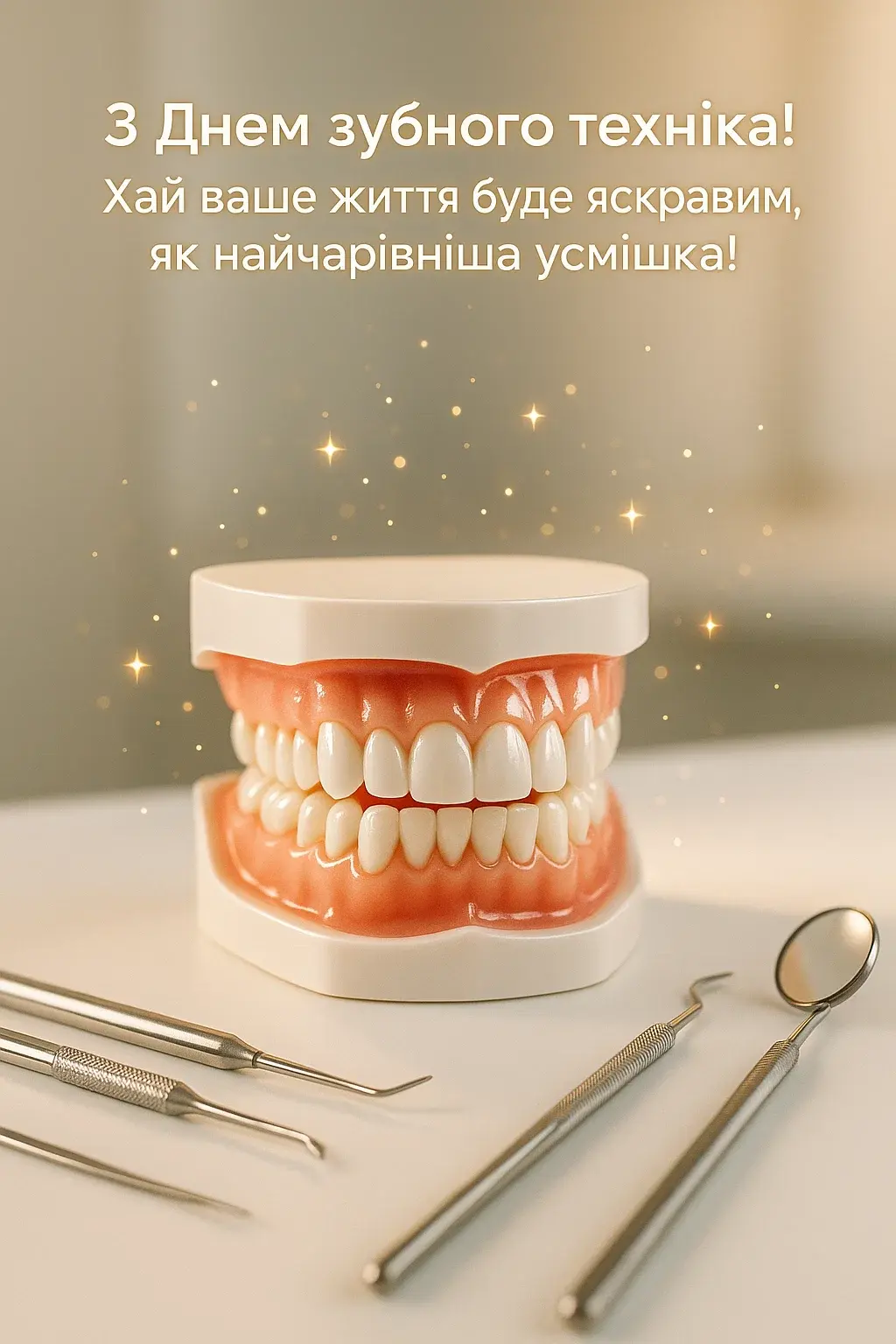 Привітання з днем зубного техніка