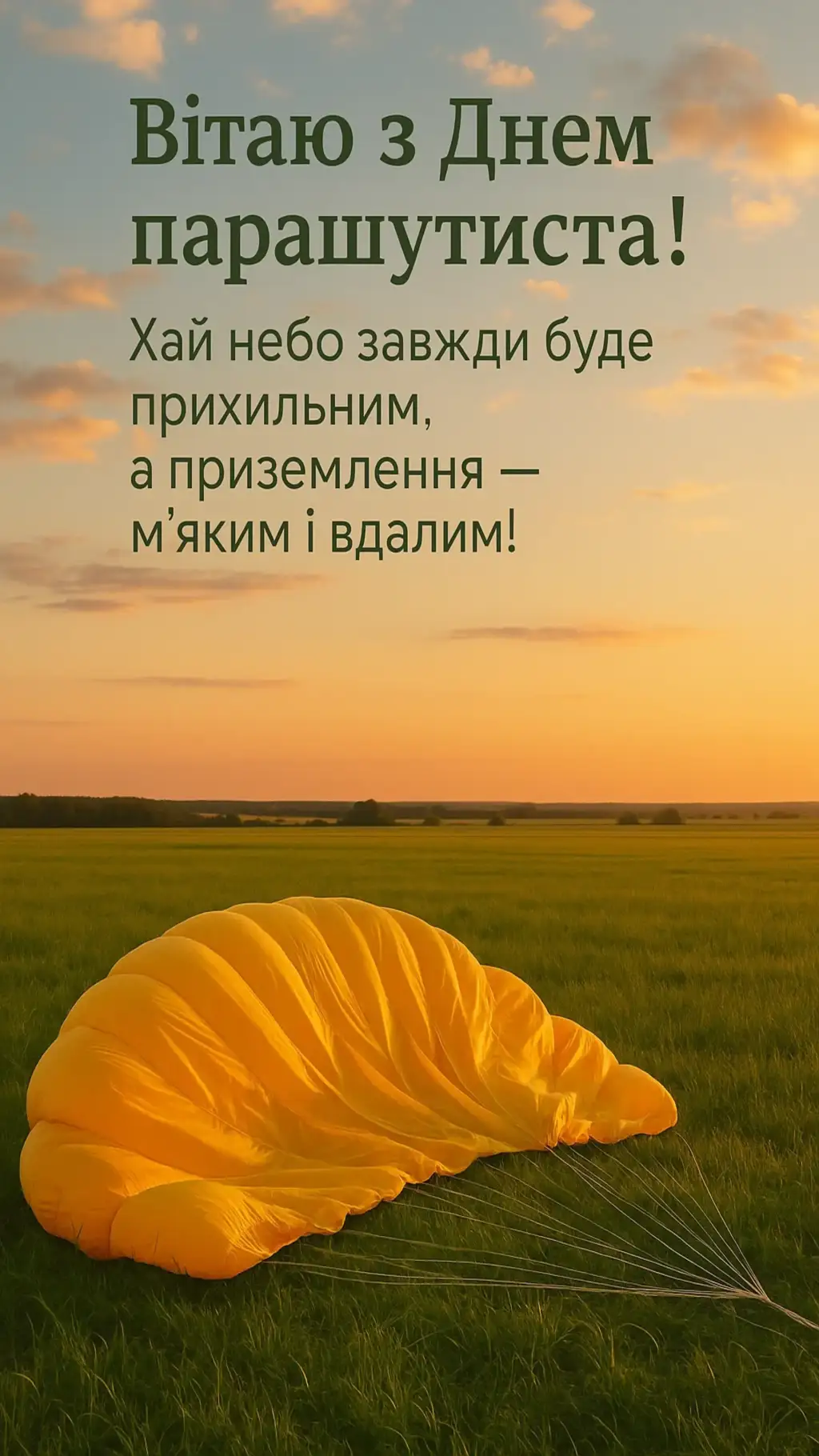 Привітання з днем парашутиста