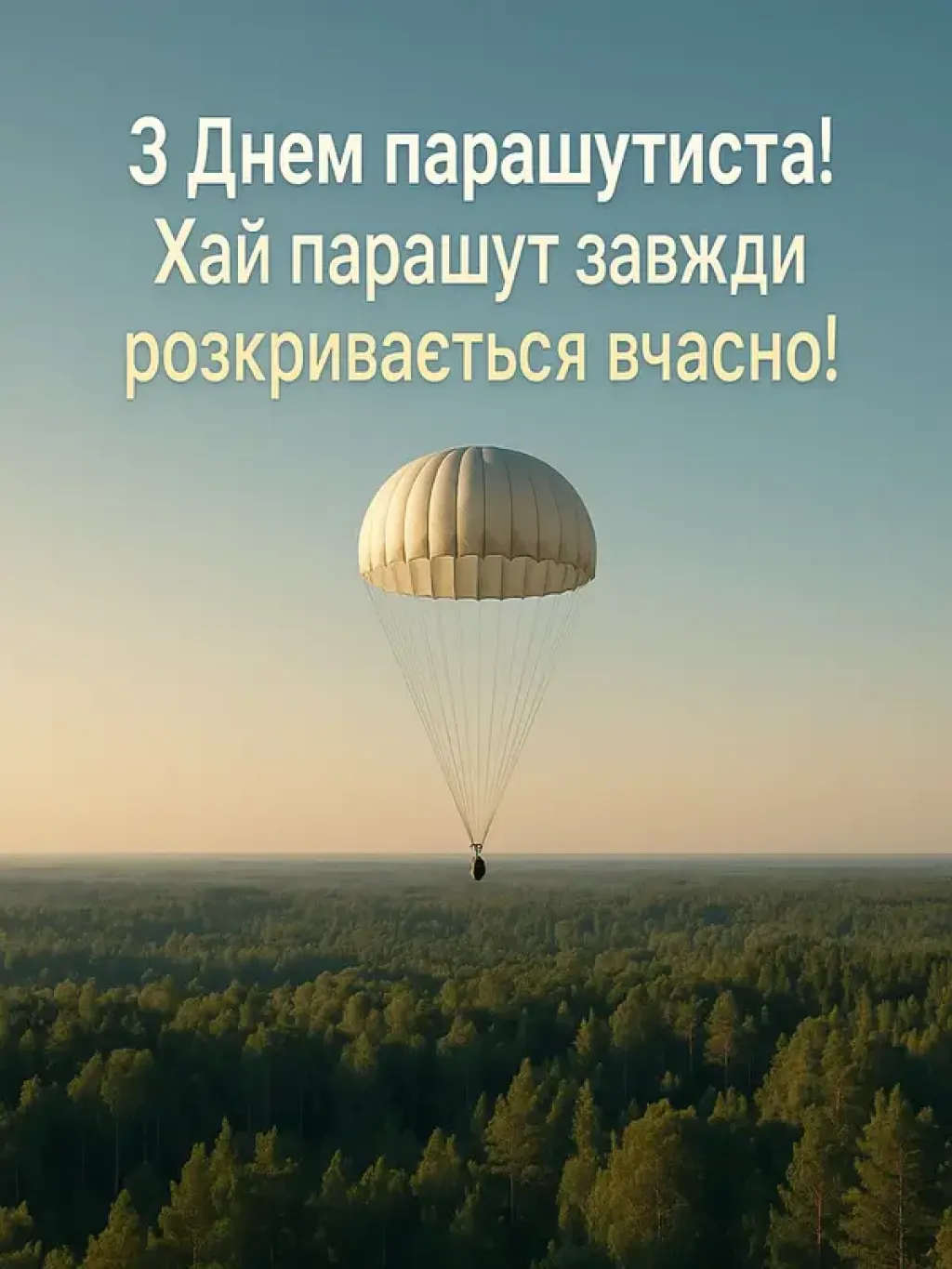 Привітання з днем парашутиста