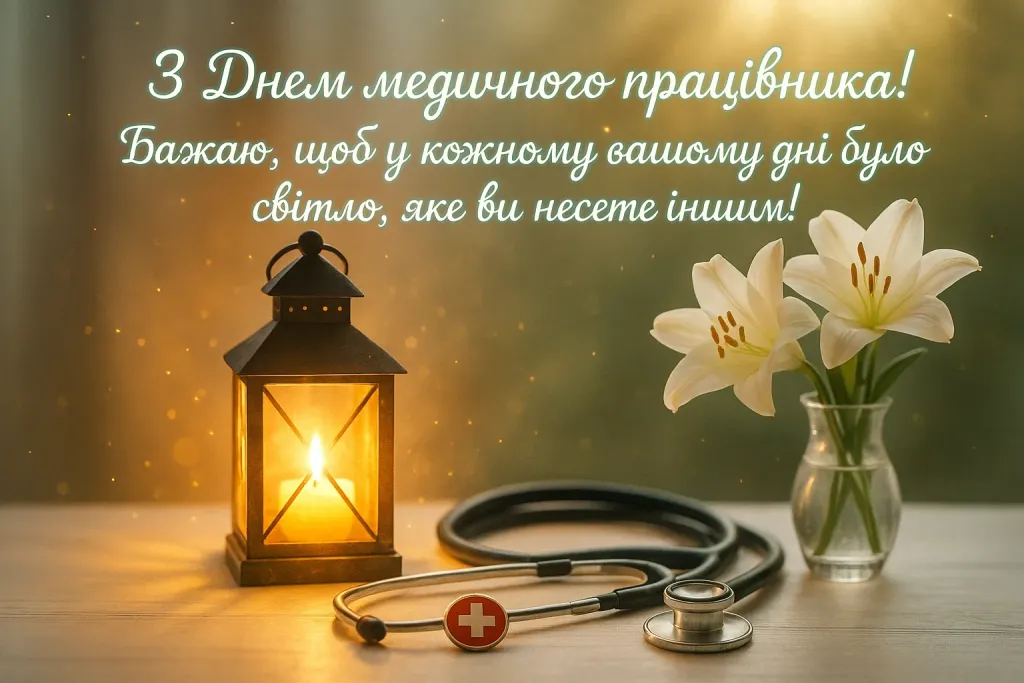 Привітання з днем медичного працівника