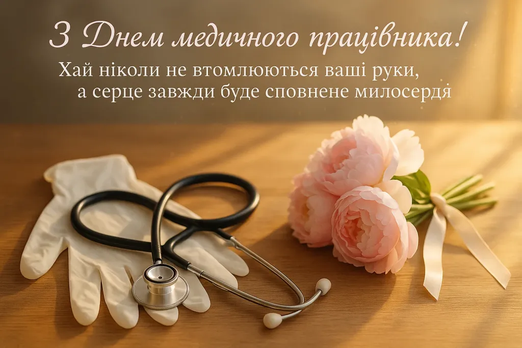 Привітання з днем медичного працівника