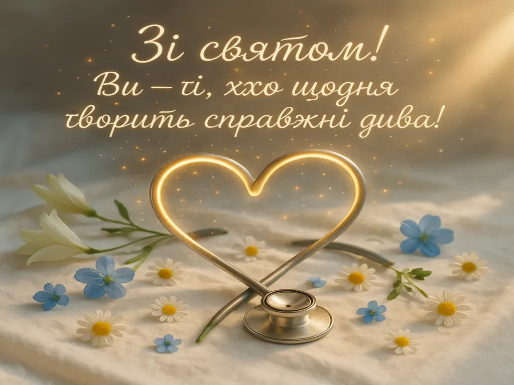 Привітання з днем медичного працівника