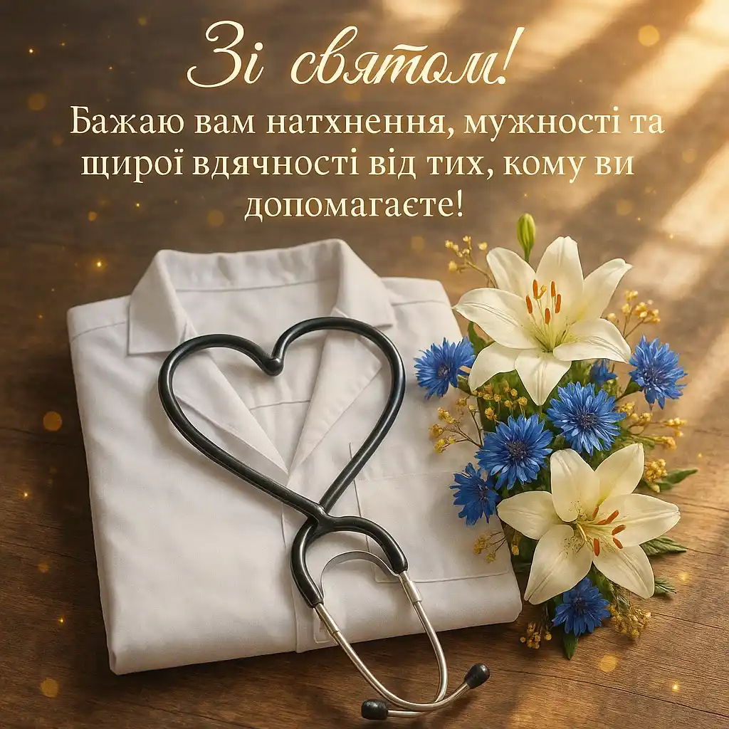 Привітання з днем медичного працівника