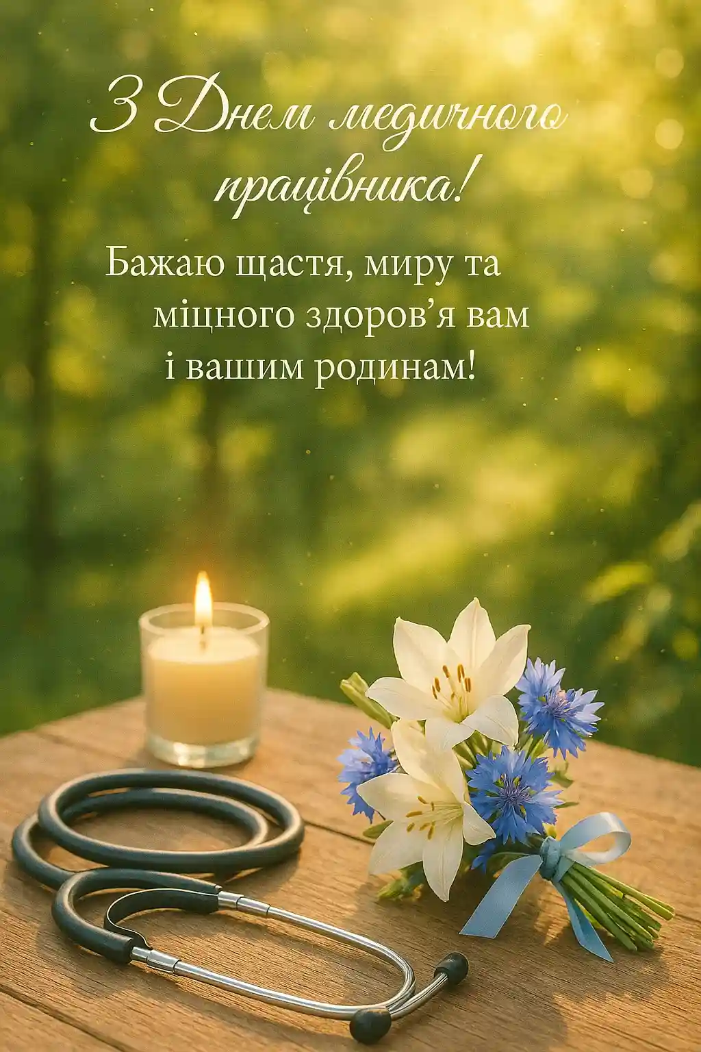 Привітання з днем медичного працівника